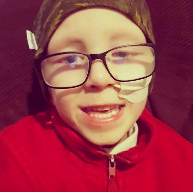 Happy Customer Feedback for Boy's Liberty Print Hair Loss Hat