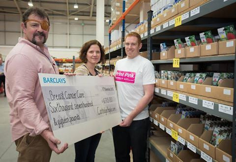 Breast Cancer Care Charity Print Pink Bold Beanies Hats