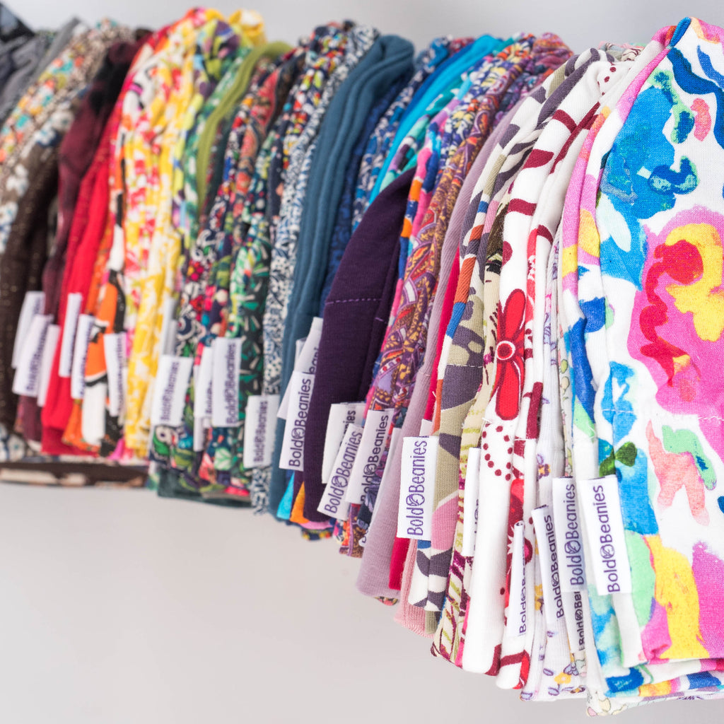 Liberty art Fabrics soft cotton beanie hats