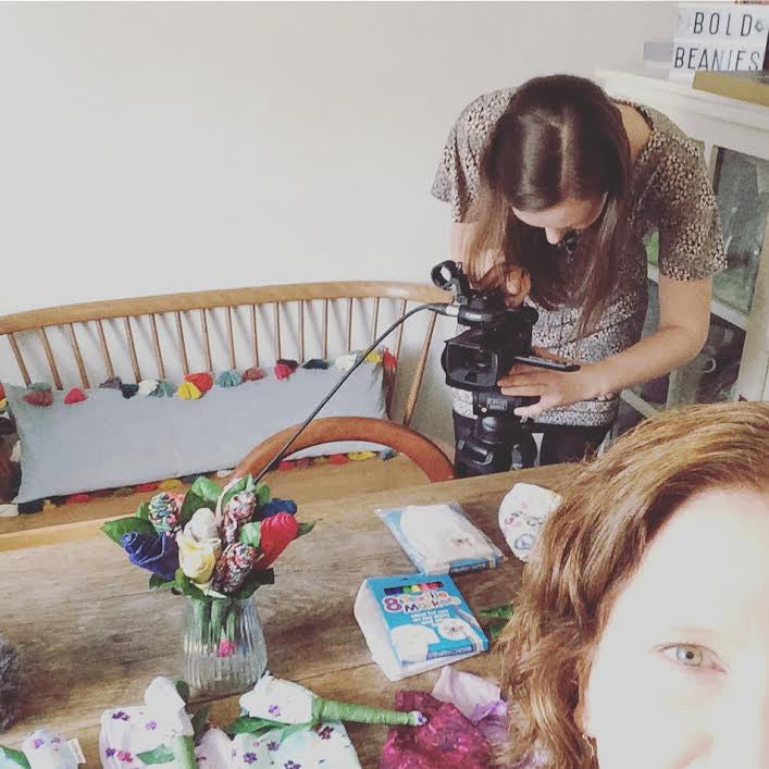 Interview with Made in Wales TV about Bold Beanies