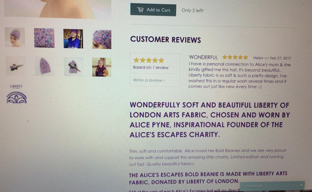 Bold Beanies Cancer Hair Loss Feedback and Reviews Welcome