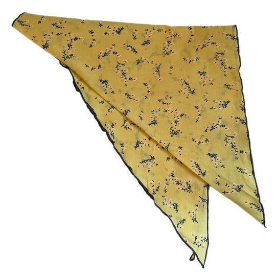 Cancer Bandana Yellow Floral