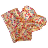 Chiffon Chemo Beanie Head Wrap Bright Floral