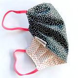 Dotty Polka Dot Cotton Face Mask