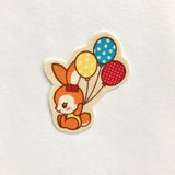 Cute Bunny Balloons Iron Patch Girls Chemo