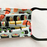 Cute Japanese Sushi Print Face Mask