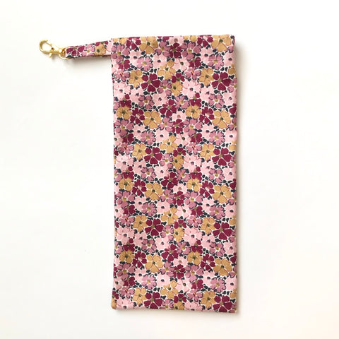 Liberty Floral Print Face Mask Carry Bag Eco 