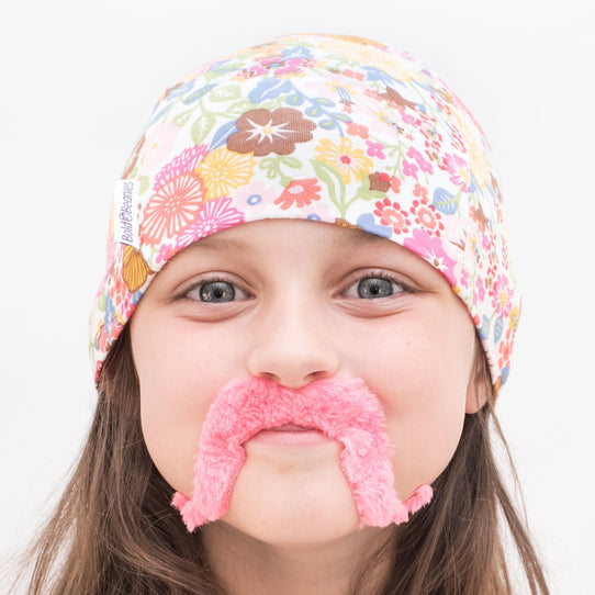 Liberty Girl Pastel Floral Print Cotton Stretch headwear