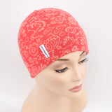 Ladies Cancer Headwear Liberty red Floral Darcy