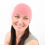 coral pink hair loss headwear chemo alopecia 