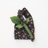 thin breathable hair loss hat black floral