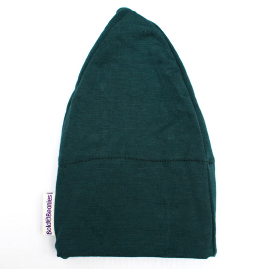 Chemo Headwear Bottle Green Cotton Comfy Hat