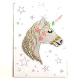 Unicorn Chemo Hat for Girls Iron Patch Cute