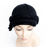 Black Women's Head Wrap for Chemo Hair Loss