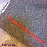 custom grey mens hat beanie customisable