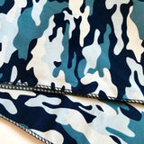 Mens Cotton Bandana Camo Blue