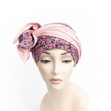Reversible Liberty Print Head Wrap Pink