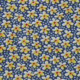 Liberty blue with yellow flowers girls chemo beanie