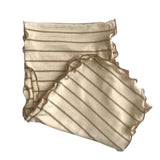 Head Wrap for cancer patients retro julia roberts stripe cream mocha
