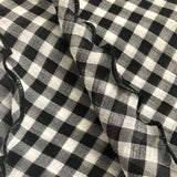 cancer headscarf gingham