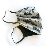 Digger Print Boys Face Mask