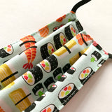 Sushi Print Reversible Mask UK