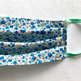 Ditsy Blue Floral Washable Face Mask