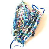 Matching cancer headwear and protective face mask