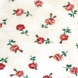 Comfy Cotton Rose Print Beanie Night hat