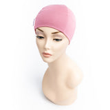 Rose Pink Cancer Night Cap for Sleep with Hair Loss