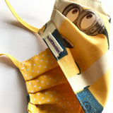 Washable Cotton Face Mask Covering Minions