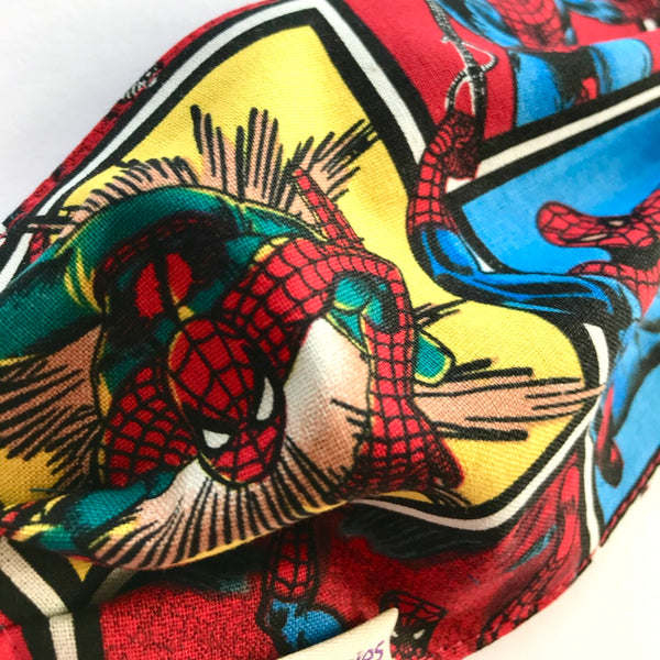 Marvel's Spider-Man Youth Costume -Chest Stuffed With Polyfill And Fabric Mask. Size M, Size: Medium (8