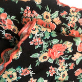 Vintage Floral Print Head Scarf