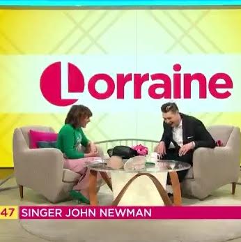 John Newman talks to Lorraine about Wear a Hat Campaign for Brain Tumour Symptom Awareness