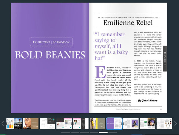 Women in Trade Magazine - Interview with Emilienne