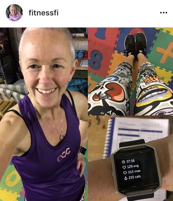 Follow fitnessfi on Instagram for during and post cancer exercise inspiration