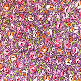 Liberty ditsy floral head scarf purple