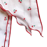 Cancer Bandana Headscarf White Cherry!