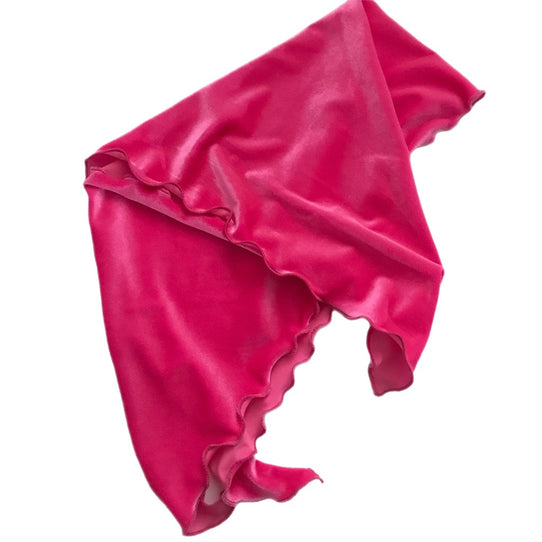 pink Velvet Headscarf