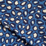 Blue Leopard Chemo Bandana Cotton 