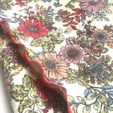 Pretty Floral Cancer Cotton Bandana