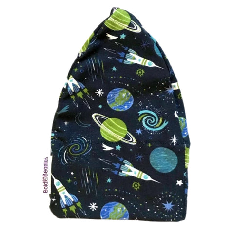 Space Print Kids Chemo Hat Fun