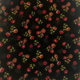 Black Ditsy Floral Pretty Cancer Hat