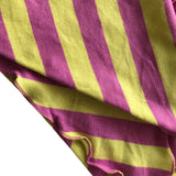 chemo headscarf stripe retro citrus yellow