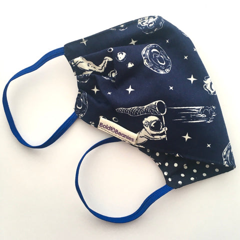 Fun kids Astronaut Flu Face Mask 