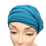 Head Wrap Turbans Chemo Alopecia Teal