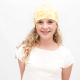 Yellow Girls Liberty Hair Loss Sleep Cap