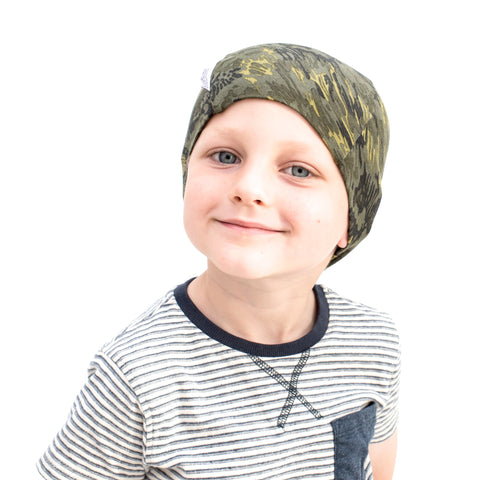 Liberty camouflage print khaki boys bold beanies hat