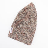 brown liberty cotton alopecia chemo beanie sleep hat