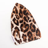 Alopecia Headwear Cancer Hat Leopard Brown Print Caps